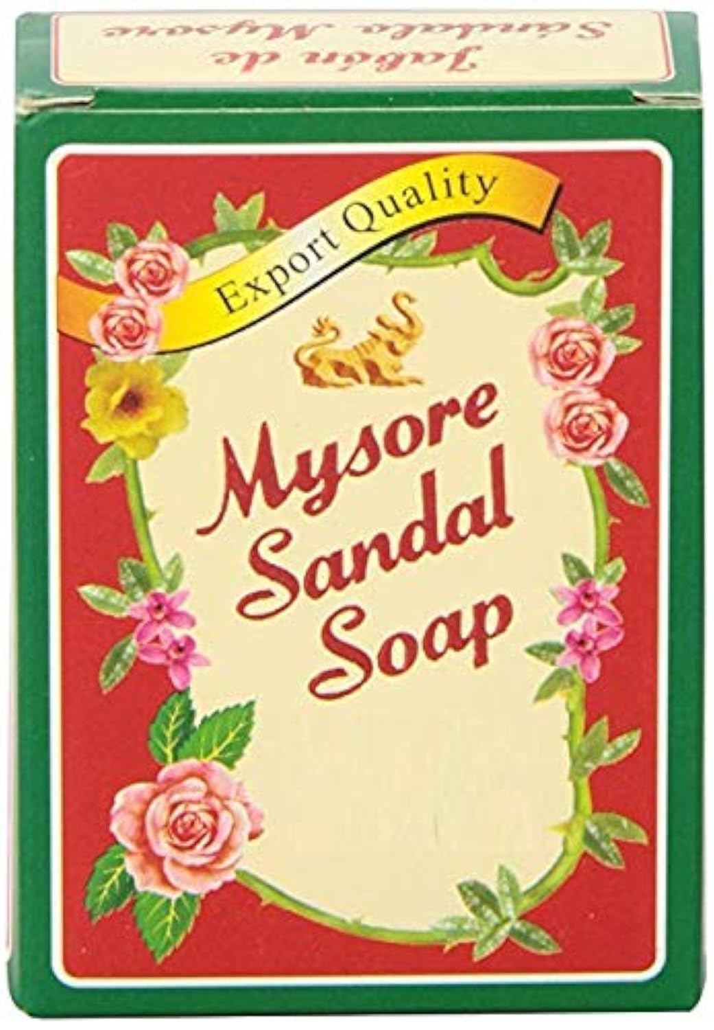 Mysore Sandal Herbal Ayurveda Bathing Soap With Sandalwood Oil, 6 X 75G Pack