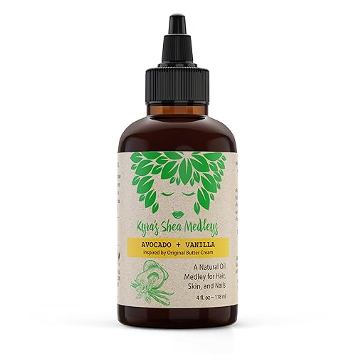 Kyra'S Shea Medleys Avocado Vanilla Oil Medley - 4 Oz For Face, Body & Hair, Moisturizing Formula