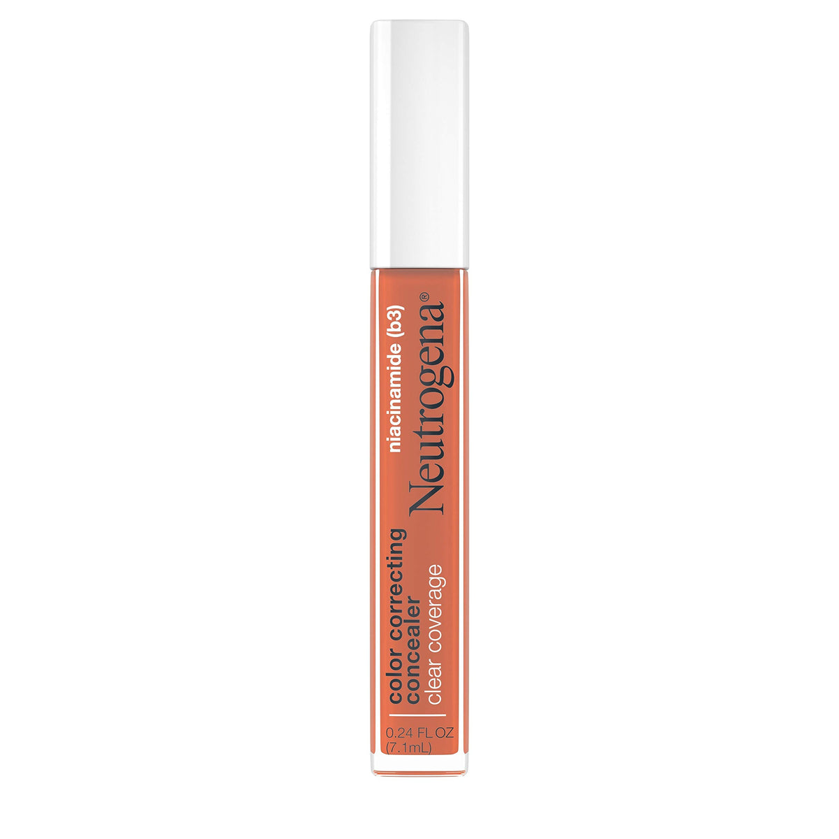 Neutrogena Clear Coverage Concealer, Lightweight Deep Peach, Oil & Fragrance-Free, 0.24 Fl Oz