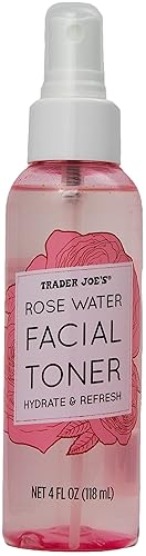 Trader Joe'S Rose Water Facial Toner - Hydrate & Refresh, 4 Fl Oz, Turning To Wellness