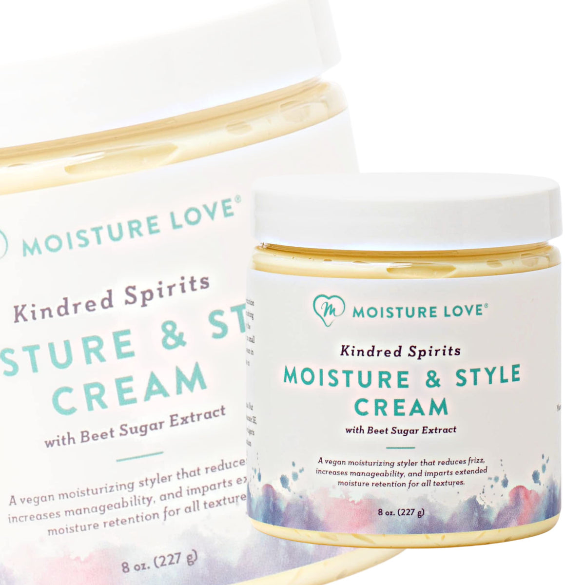 Moisture Love Curly Hair Cream - Moisturizer & Frizz Reducer With Shea Butter, 8Oz Travel Size