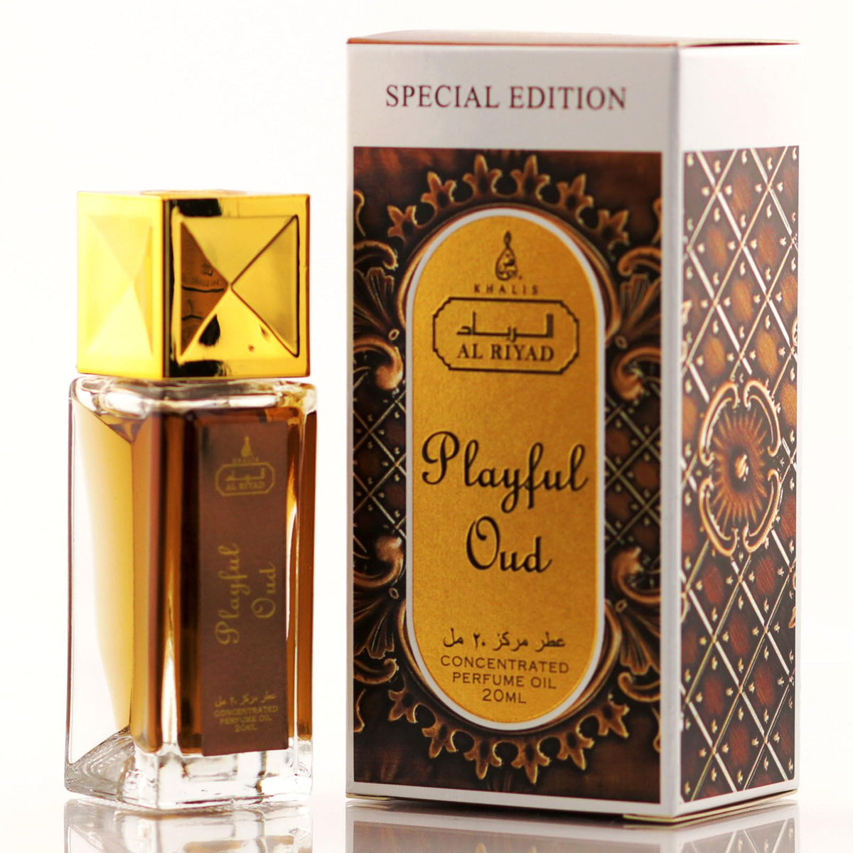 Playful Oud By Maison D'Orient 20Ml Unisex Perfume Oil Roll-On, Travel Size Woody Fragrance