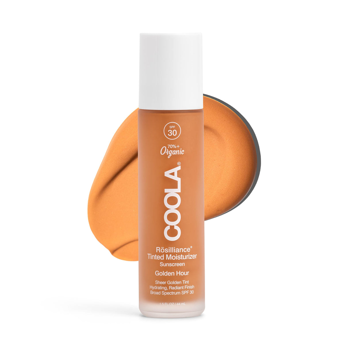 Coola Organic Rosilliance Bb Cream Spf 30 - Tinted Moisturizer & Foundation, Golden Hour, 1.5 Fl Oz