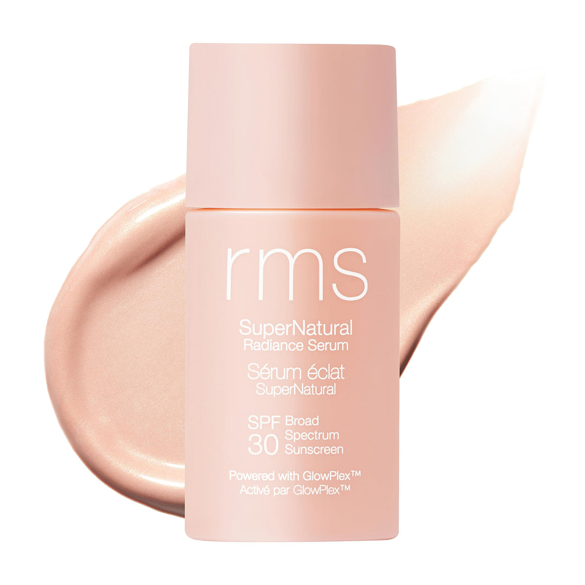 Rms Beauty Supernatural Radiance Serum Spf 30 - Tinted Mineral Sunscreen For Face, Light Aura