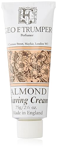 Geo F. Trumper Almond Soft Shaving Cream, 75G - Moisturizing Shave Cream For Smooth Skin