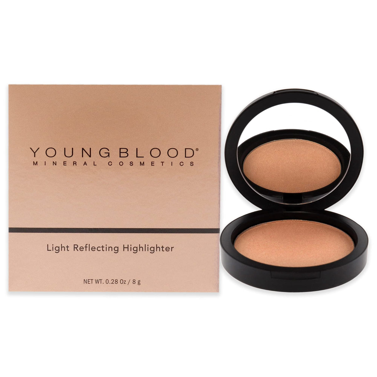 Youngblood Aurora Light Reflecting Highlighter With Diamond Powder - 0.28 Oz, Cruelty Free