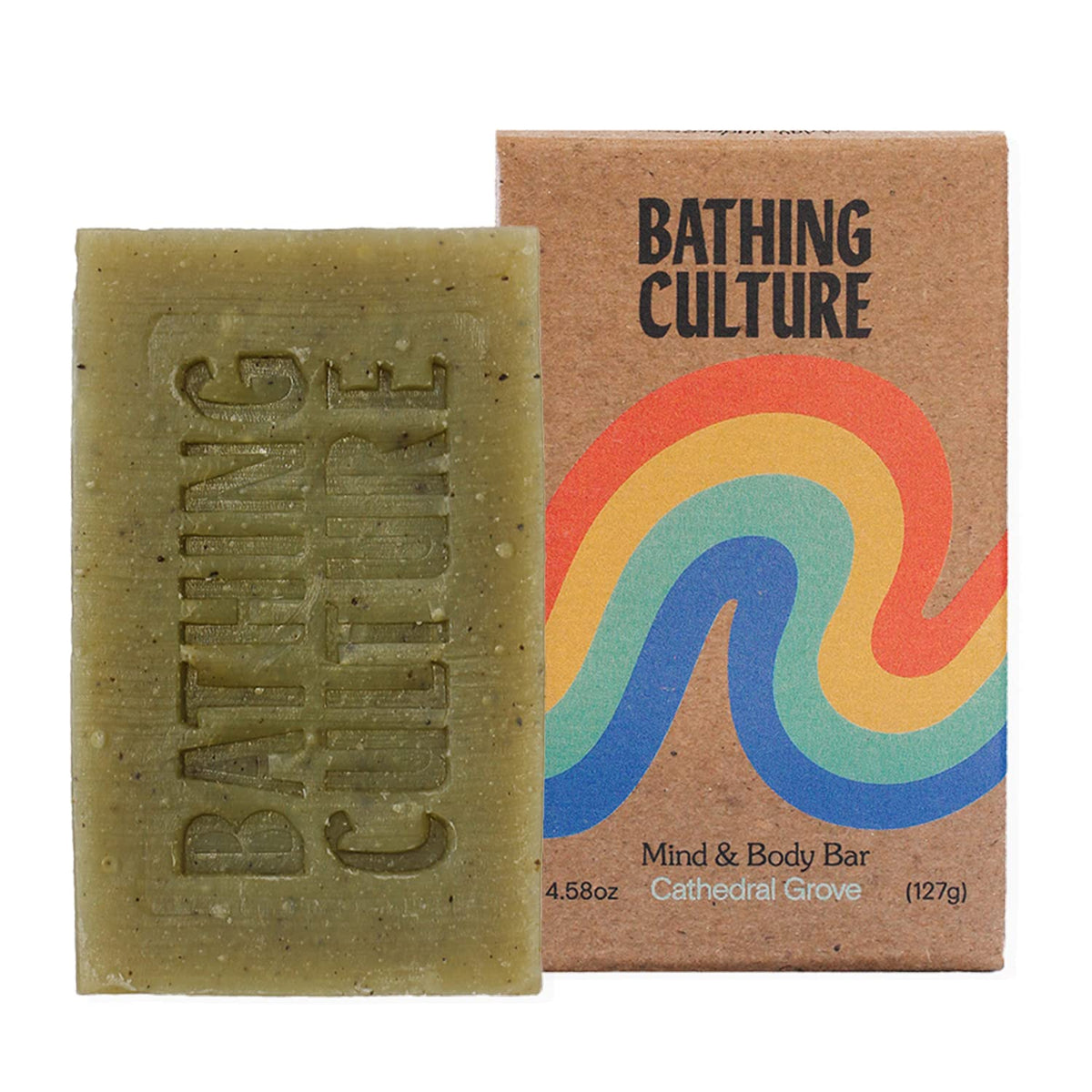 Bathing Culture Organic Mind + Body Soap Bar - Natural, Vegan, Biodegradable, 4.58 Oz