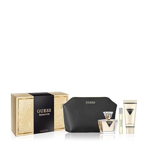 Guess Seductive Women Eau De Toilette Gift Set - 4 Piece Perfume & Body Lotion 4.0 Fl Oz