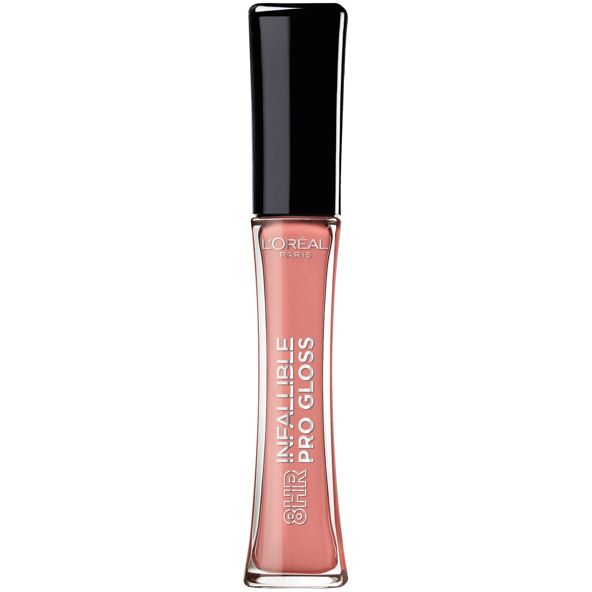 L’Oreal Paris Infallible 8 Hour Hydrating Lip Gloss, Shell Pink, 0.21 Fl Oz