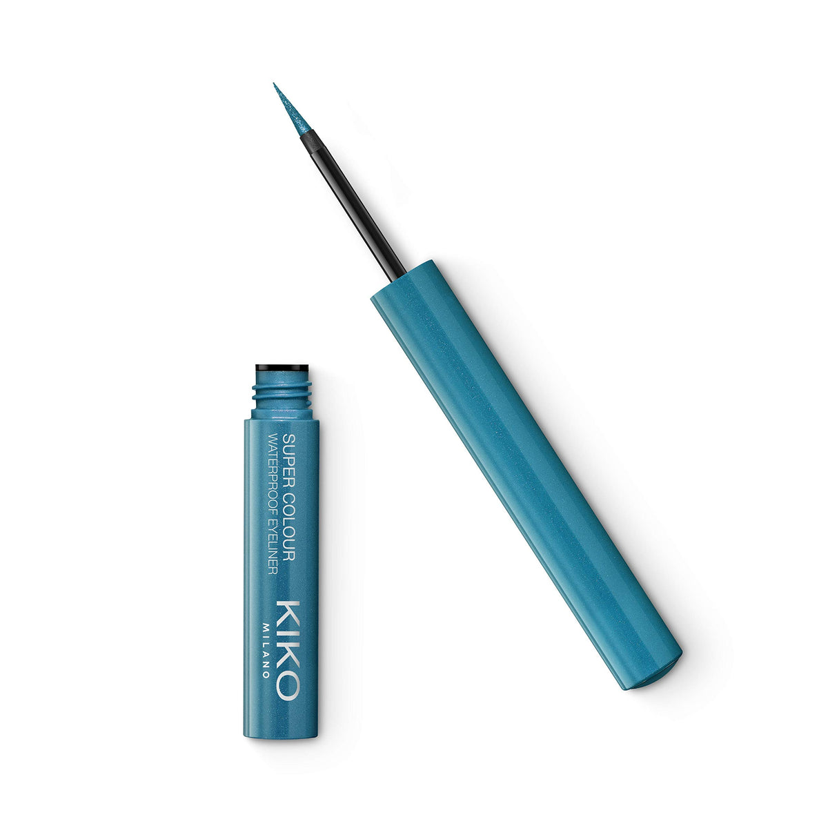 Kiko Milano Waterproof Eyeliner 04 - High Coverage Green Teal Liquid Liner, 1 Count