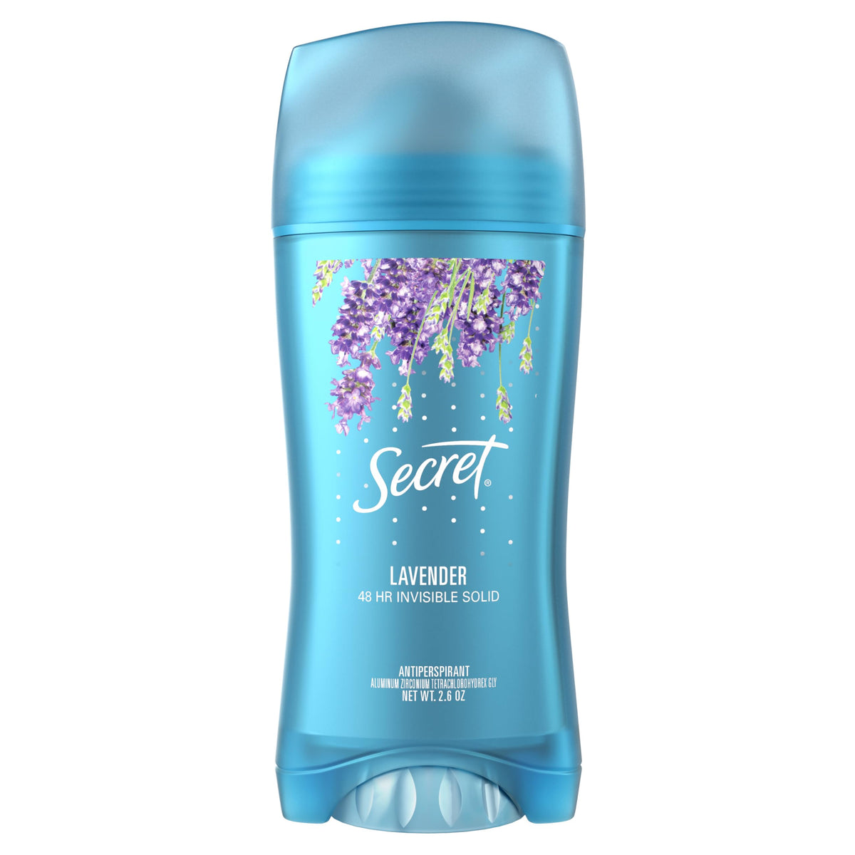 Secret Lavender Scent Antiperspirant & Deodorant For Women, Invisible Solid, 2.6 Oz