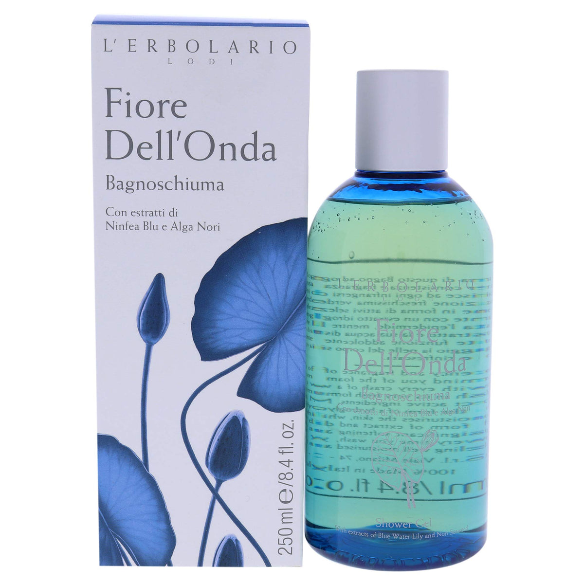 LErbolario Fiore DellOnda Shower Gel  Marine Fragrance  Lively Body Cleanser  Enriched With Minerals  Proteins And Vitamins