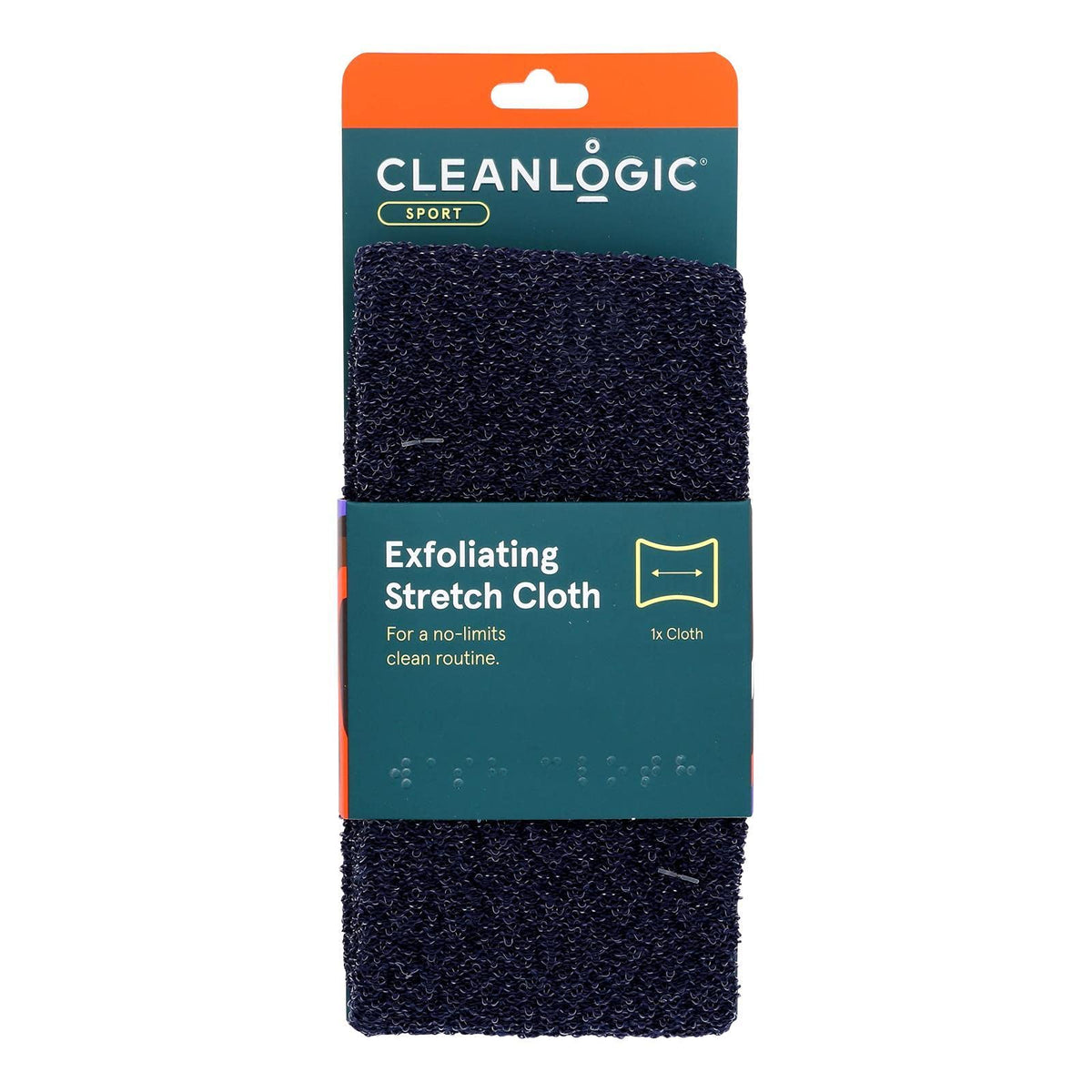 Clean Logic Detox Charcoal Wash Cloth - Black, 1 Count, Polyester Purifying Cloth