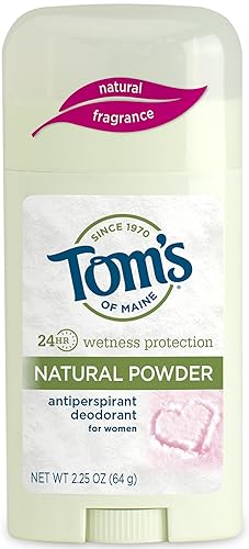 Tom'S Of Maine Antiperspirant Deodorant For Women, Natural Powder, 2.25 Oz, Aluminum-Free