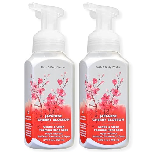 Bath & Body Works Japanese Cherry Blossom Foaming Hand Soap, 8.75 Fl. Oz. (2-Pack)