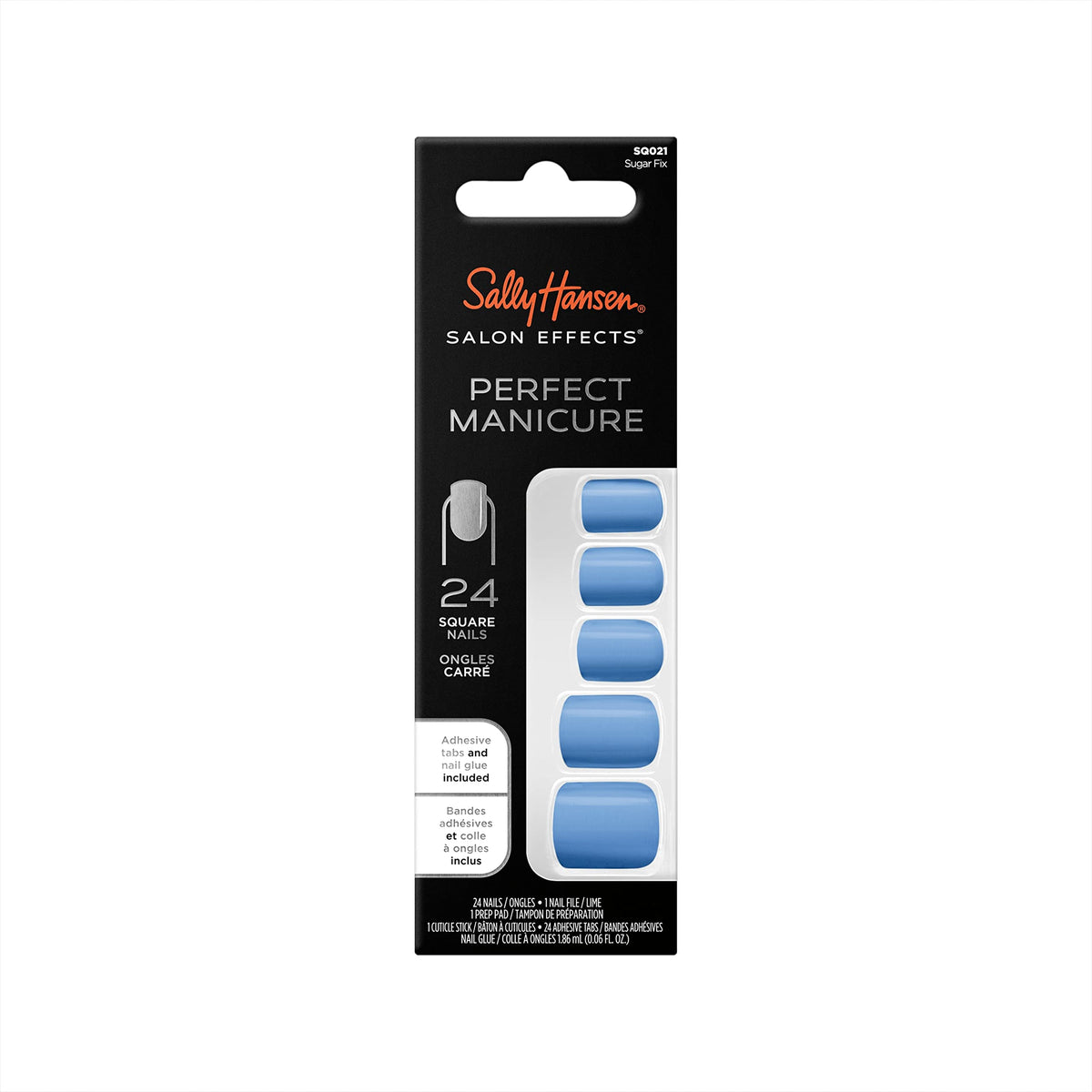 Sally Hansen Salon Effects Press On Nails Kit - Sugar Fix, Acrylic, Pack Of 1