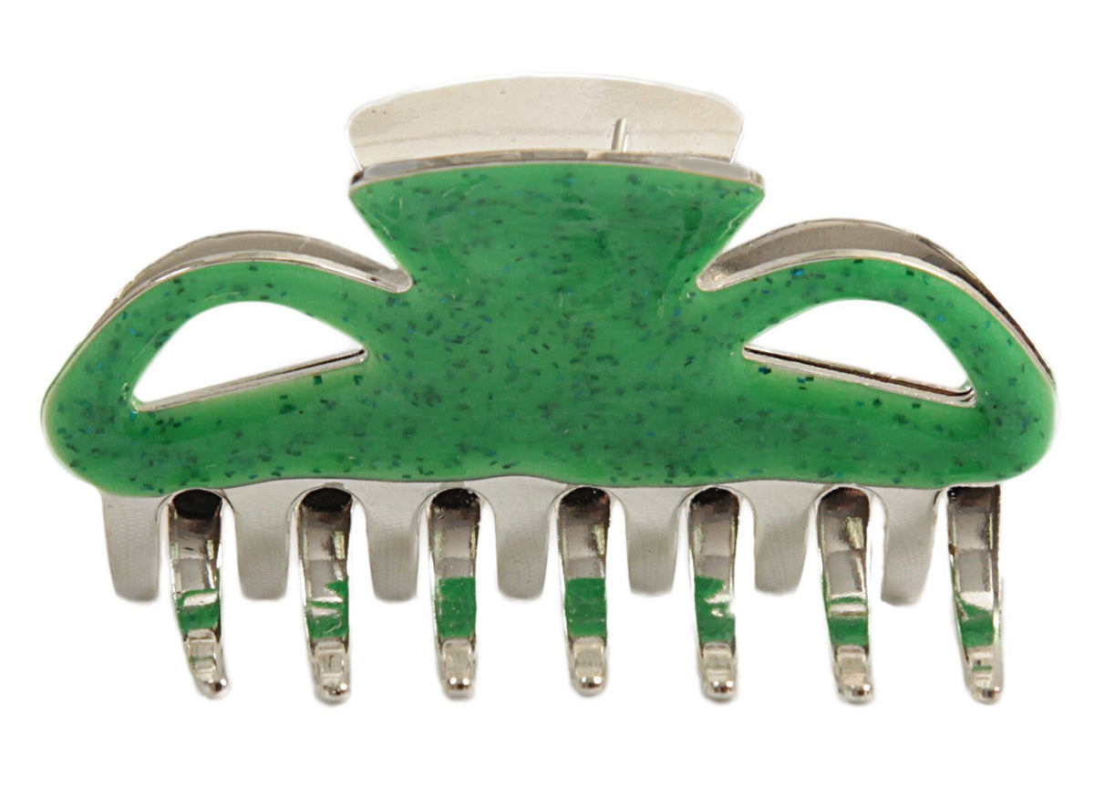 Caravan Hand Decorated Metal Claw - Green Epoxy Finish, Unique Home Decor