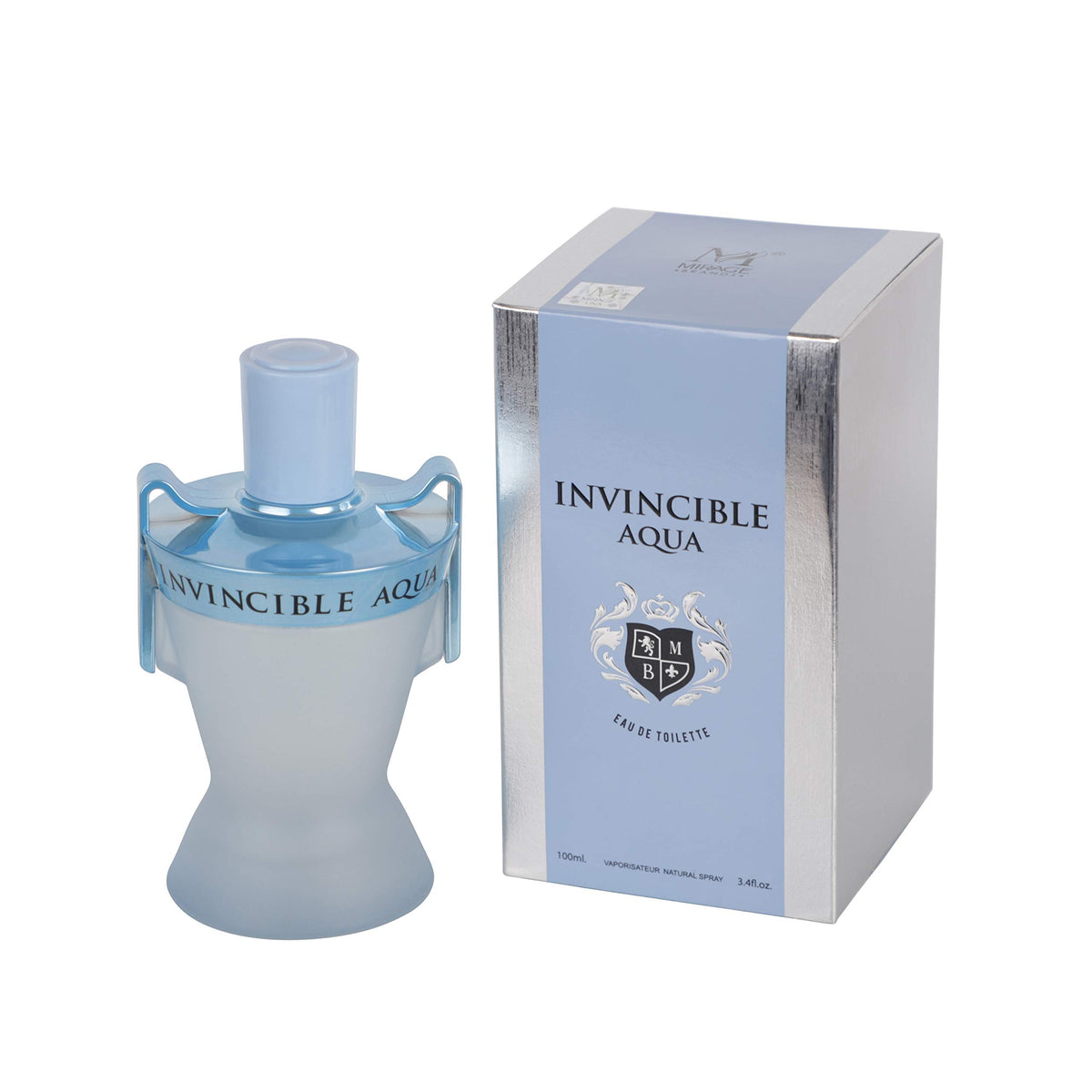 Invincible Aqua By Mirage Brands - Men'S Eau De Toilette 3.4 Fl Oz Perfume