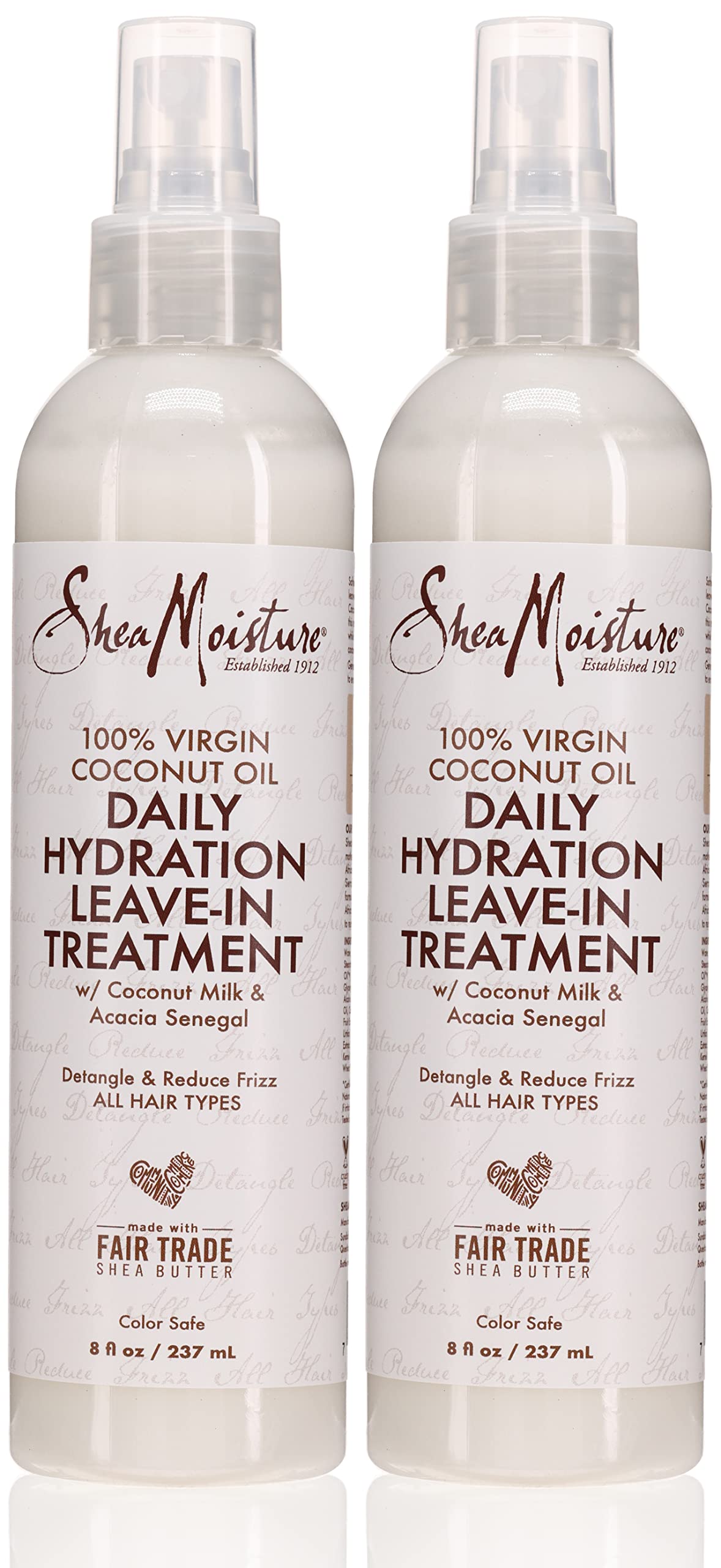 Sheamoisture 100% Virgin Coconut Oil Leave-In Treatment, 8 Oz, 2 Pack