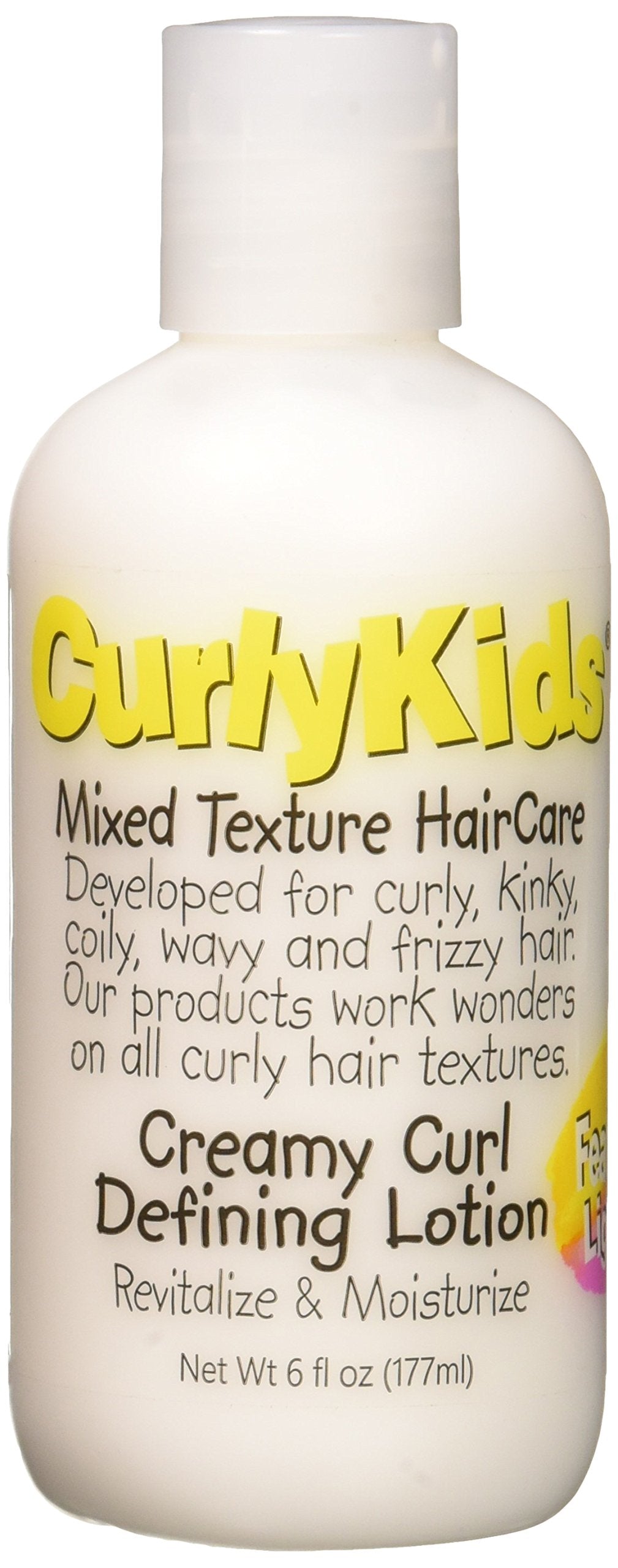 Curlykids Curl Defining Lotion - 6 Fl Oz, Moisturizing Hair Cream For Curly Hair Care