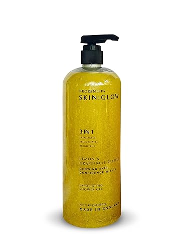 Pecksniff'S Lemon & Grapefruit Shower Gel - 1000 Ml / 33.8 Fl Oz, Refreshing Cleanser