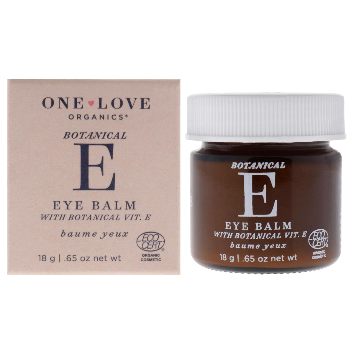 One Love Organics Botanical E Eye Balm For Women - 0.65 Oz Cranberry Balm