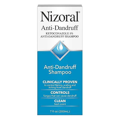 Nizoral Anti-Dandruff Shampoo, 1% Ketoconazole, Fresh Scent, 7 Fl Oz - Effective Scalp