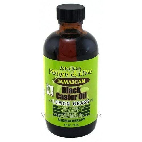 Jamaican Mango & Lime Black Castor Oil with Lemon Grass - 4oz Moisturizing Hair Treatment