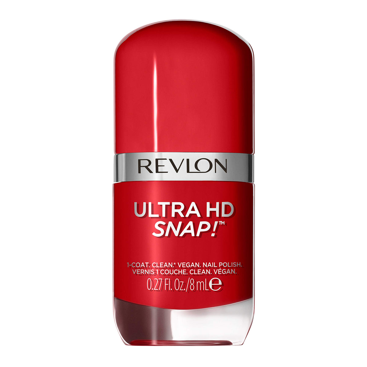 Revlon Ultra Hd Snap Nail Polish, 030 Cherry On Top, Vegan, No Base/Top Coat, 0.27 Fl