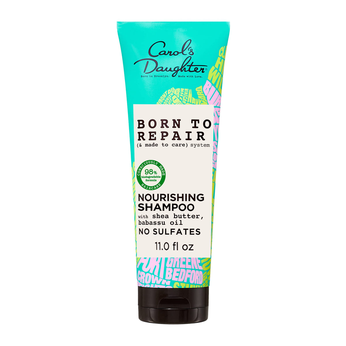 Carol'S Daughter Born To Repair Sulfate-Free Shampoo For Curly Hair With Shea Butter, 11 Fl Oz