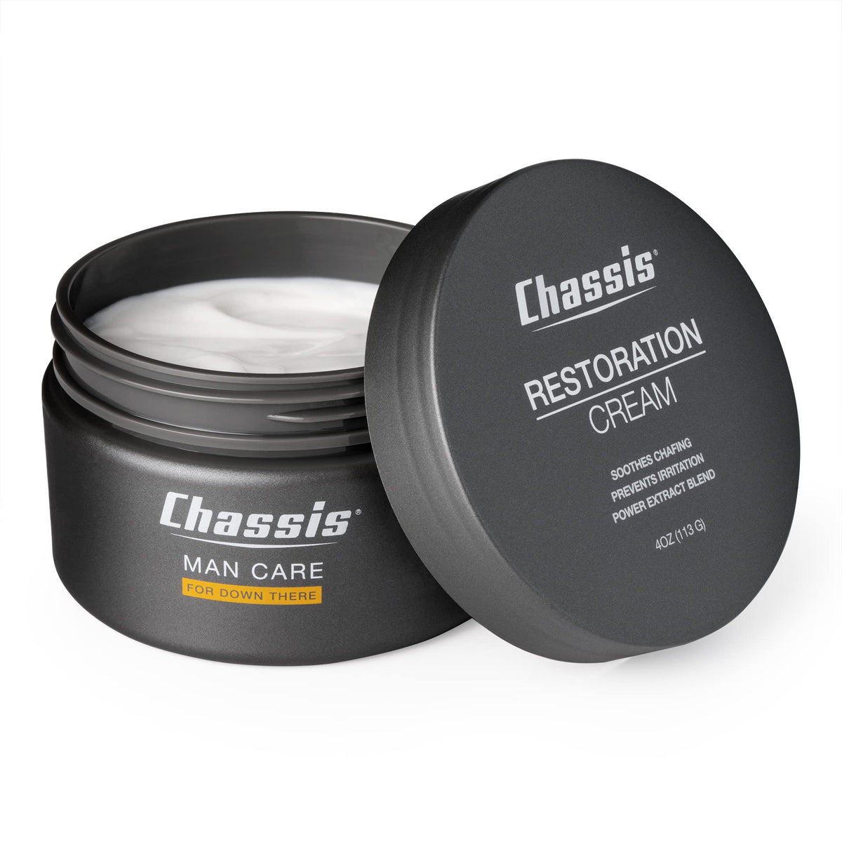 Chassis Restoration Cream - Moisturizing Anti-Chafing, Talc & Aluminum Free, 4 Oz