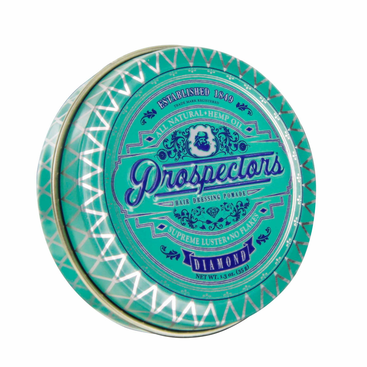 PROSPECTORS Diamond Hair Pomade - 1.3 oz Tin for Strong Hold and Shine