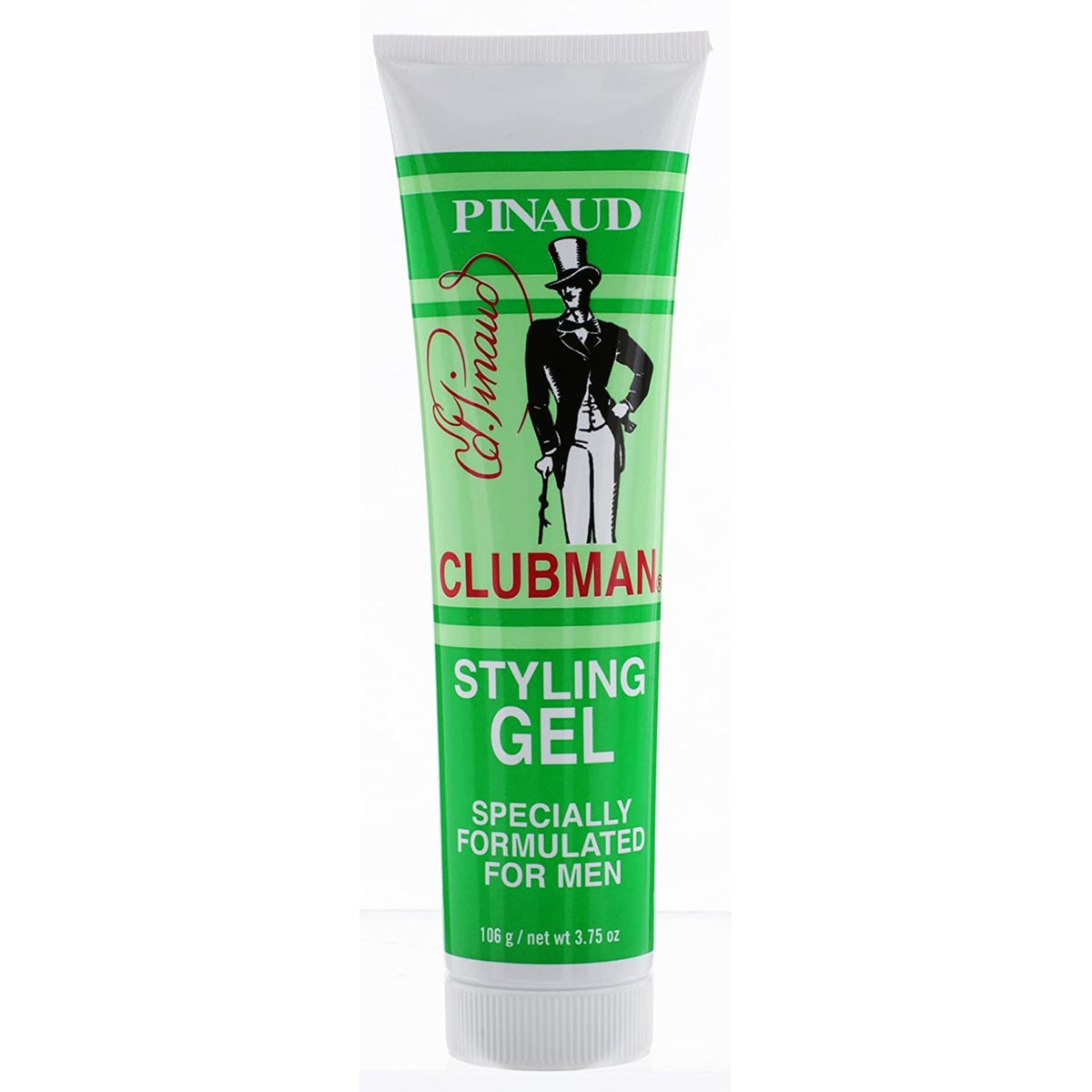 Clubman Pinaud Styling Gel Original 3.75 Oz - Strong Hold Hair Gel For Men