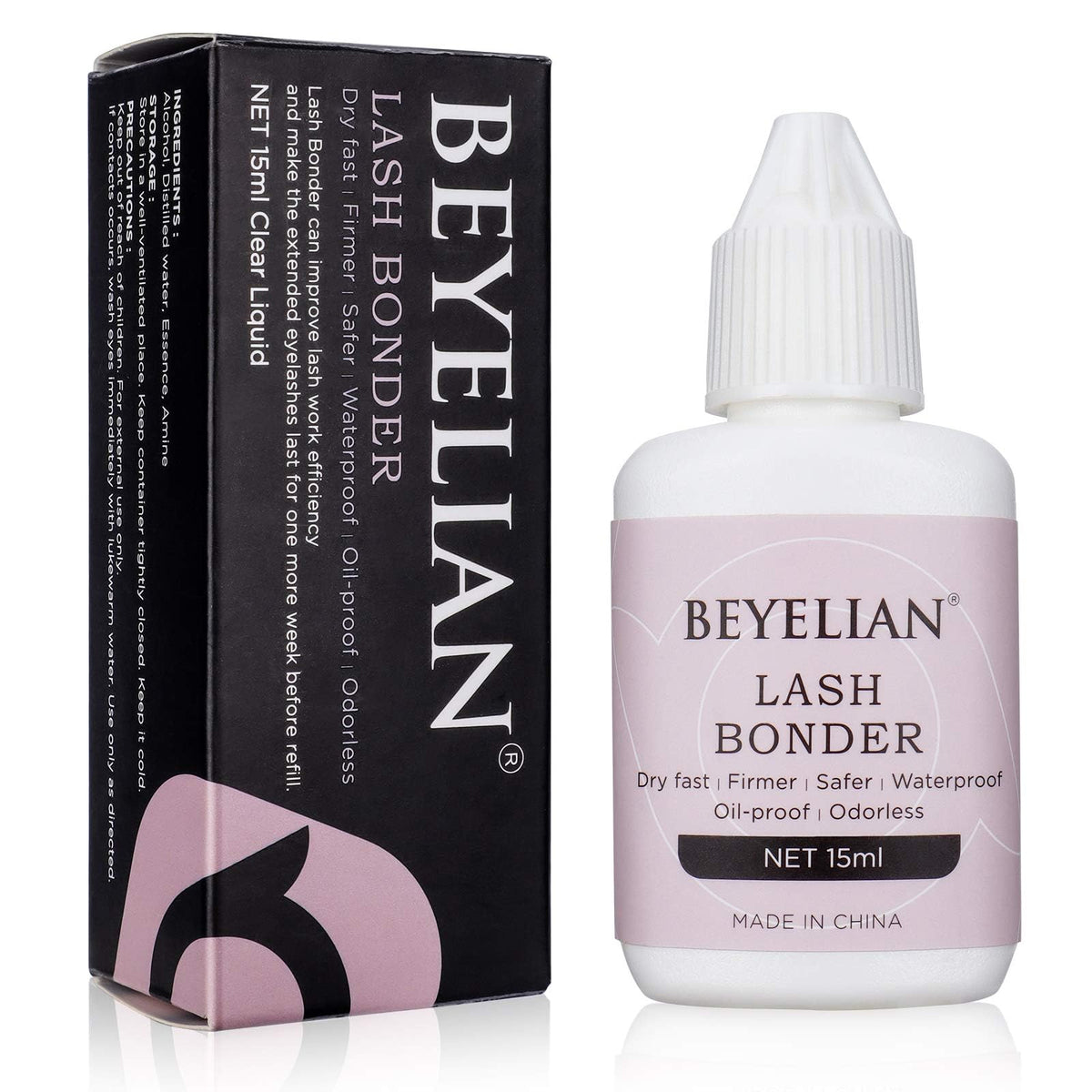 Beyelian Lash Bonder & Sealant - Super Bonding, Low Irritation, Water & Oil Proof, Fast Drying