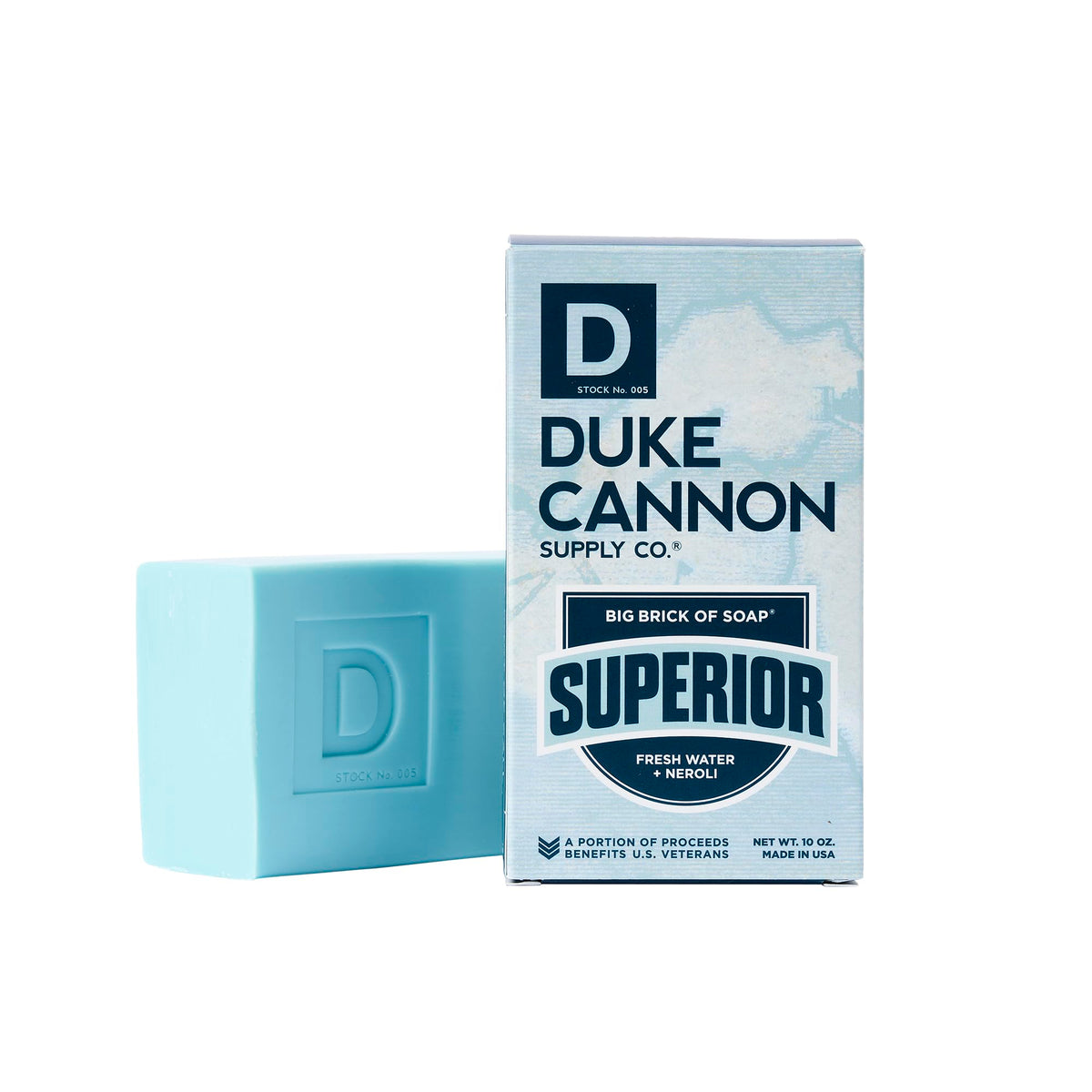 Duke Cannon Big Brick Of Soap For Men - Fresh Water & Neroli, 10 Oz, Superior Quality