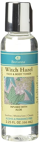 Bretanna Witch Hazel Toner With Aloe, 2.25 Fl Oz - Hydrating Skin Care Solution