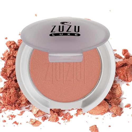 Zuzu Luxe Mineral Blush - Samba Light Bronze, Vegan, Paraben Free, 0.1 Oz