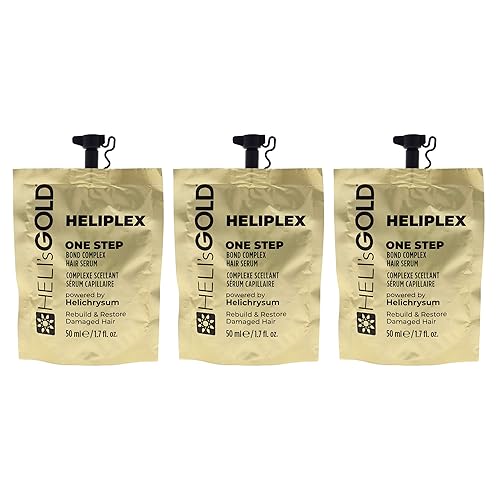 Helis Gold Heliplex One Step Hair Serum For Unisex, 1.7 Oz, Pack Of 3 - Cranberry