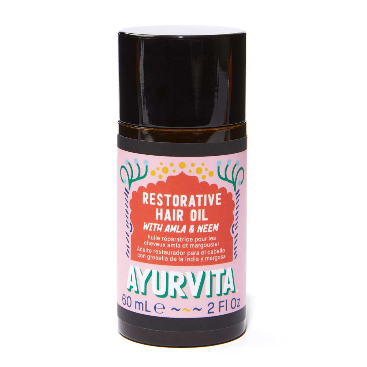 AyurVita Restorative Hair Oil with Amla  Neem  Rejuvenating and Brightening  NutrientRich Treatment for Dry Hair and Scalp 