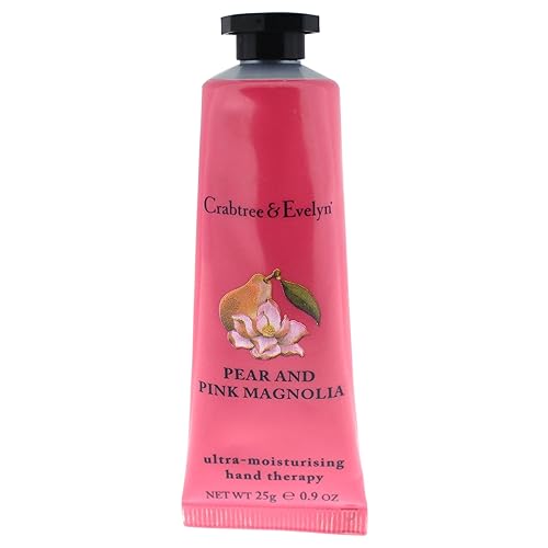 Crabtree & Evelyn Ultra-Moisturising Hand Therapy, Pear & Pink Magnolia, 0.9 Oz