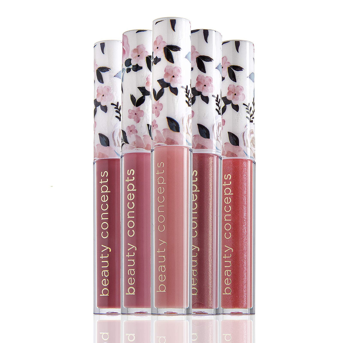 B.C BEAUTY CONCEPTS Lip Gloss Collection – Shimmering Glossy Makeup Set for Radiant Lips