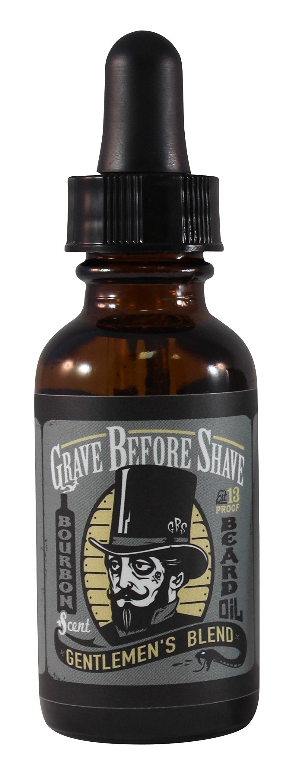 Grave Before Shave Beard Oil - Gentlemen'S Blend, Bourbon/Sandalwood, 1 Fl Oz