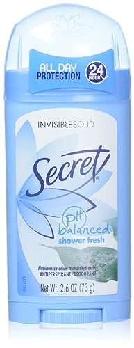 Secret Invisible Solid Deodorant, Shower Fresh, 2.6 Oz, Pack Of 7 - Anti-Perspirant