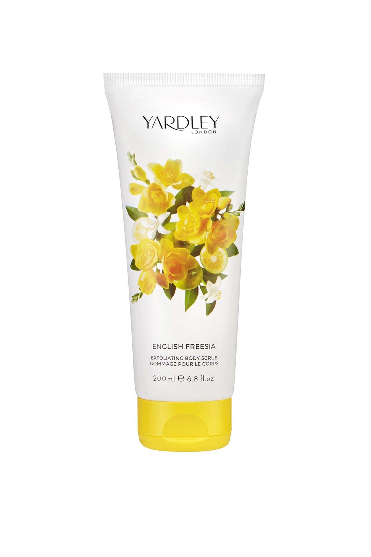 Yardley English Freesia Exfoliating Body Scrub 200Ml - Nourishing & Refreshing Skin Care