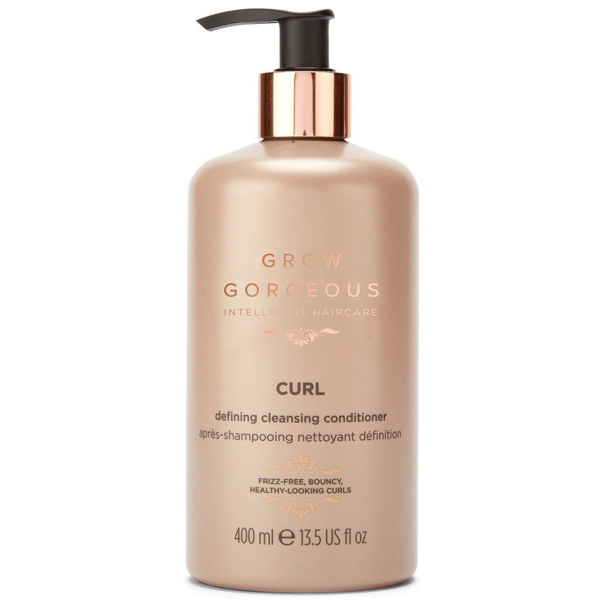 Grow Gorgeous Curl Conditioner 400Ml - Vegan With Cocoa & Shea Butter For Bouncy Curls