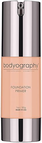 Bodyography Foundation Primer - Flawless Anti-Aging Makeup, 1 Oz, Gluten-Free, Cruelty-Free