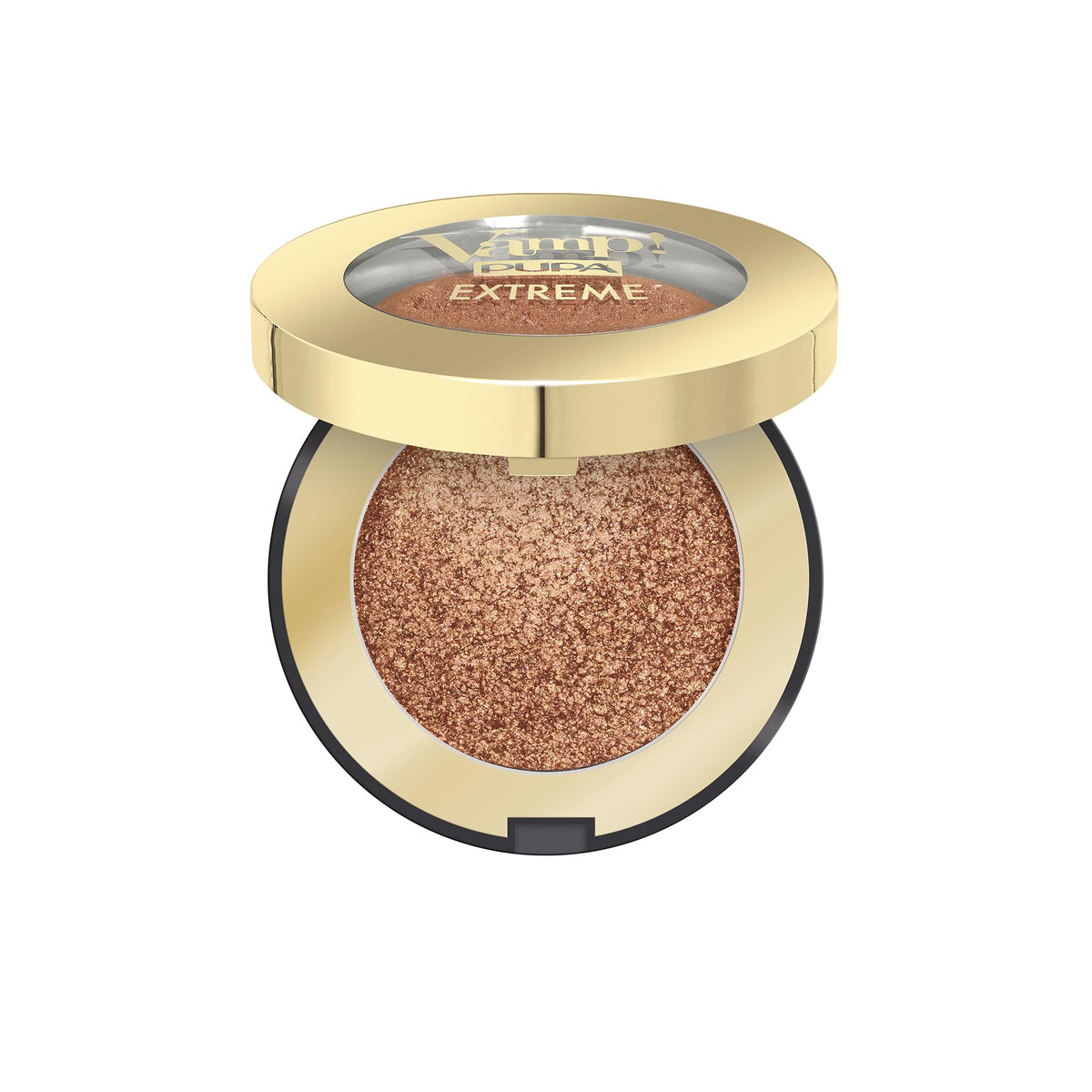 Pupa Milano Vamp! Extreme Eyeshadow 002 Extreme Copper - High Pigment, Metallic Finish, 0.09 oz