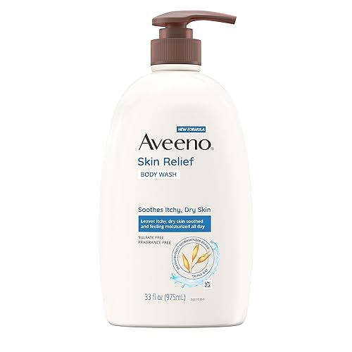 Aveeno Skin Relief Body Wash, Fragrance-Free, Triple Oat Formula For Itchy Dry Skin, 33 Fl Oz