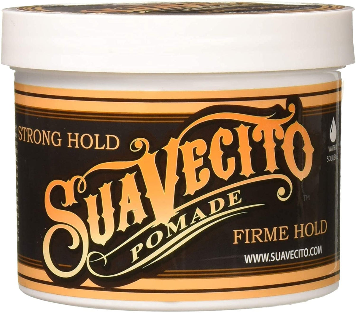 Suavecito Strong Hold Pomade For Men, 32 Oz - Water-Based, Flake-Free, Medium Shine