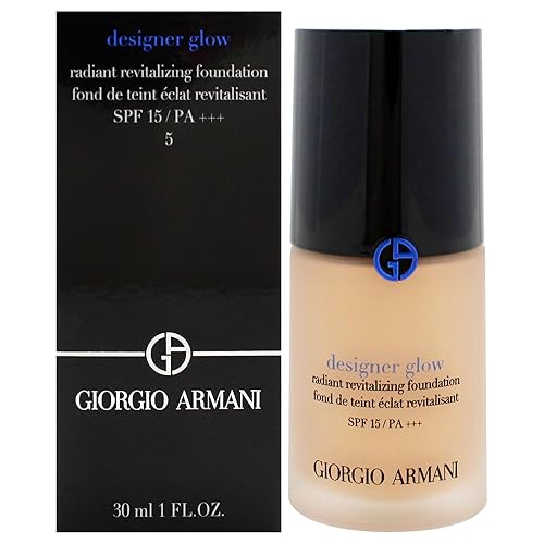 Giorgio Armani Designer Glow Radiant Foundation Spf 15 - Cranberry, 1 Oz For Women